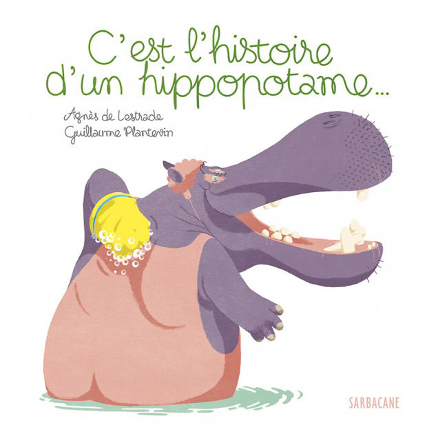 couverture livre c'est l'histoire d'un hippopotame